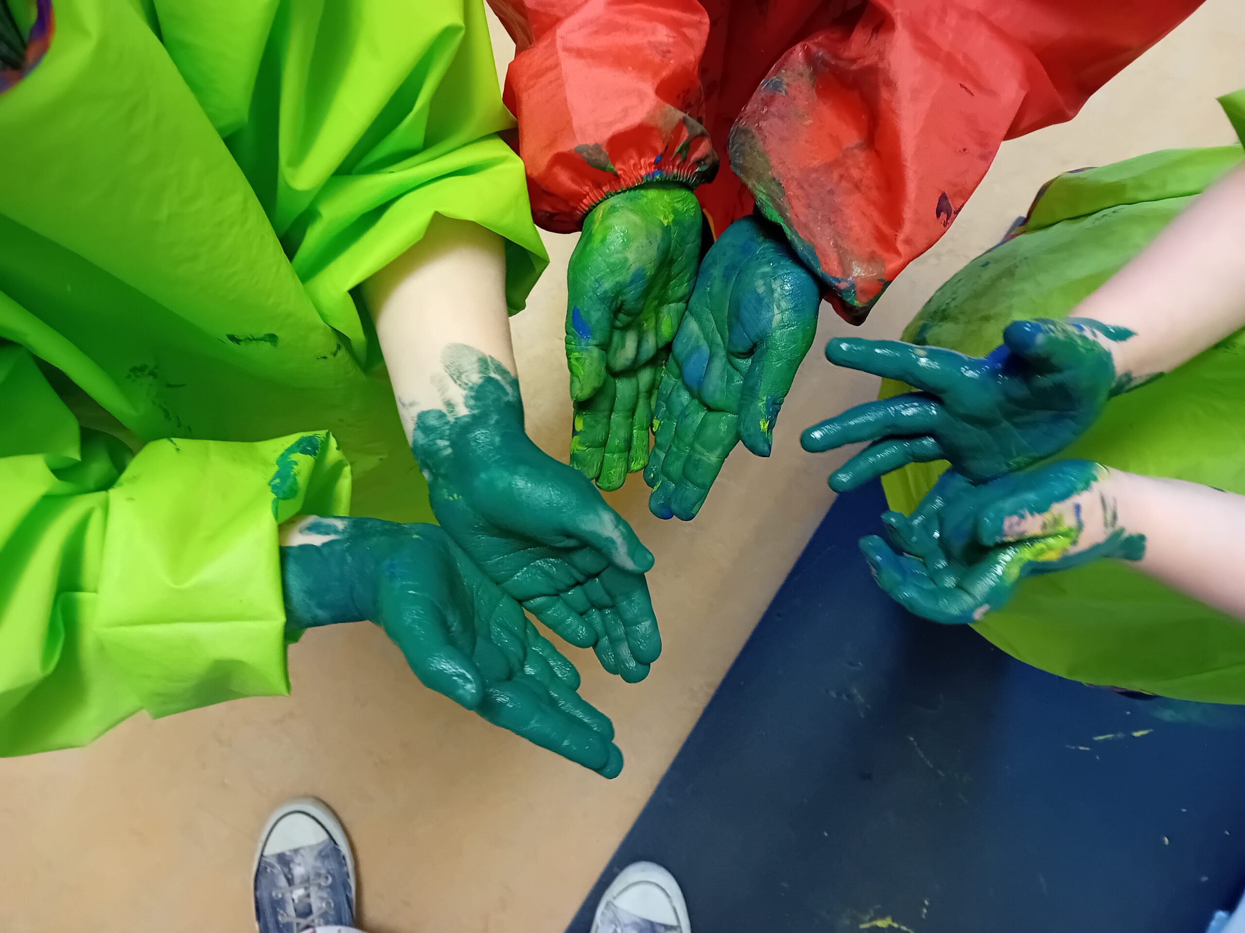 Malprojekt im Kindergarten