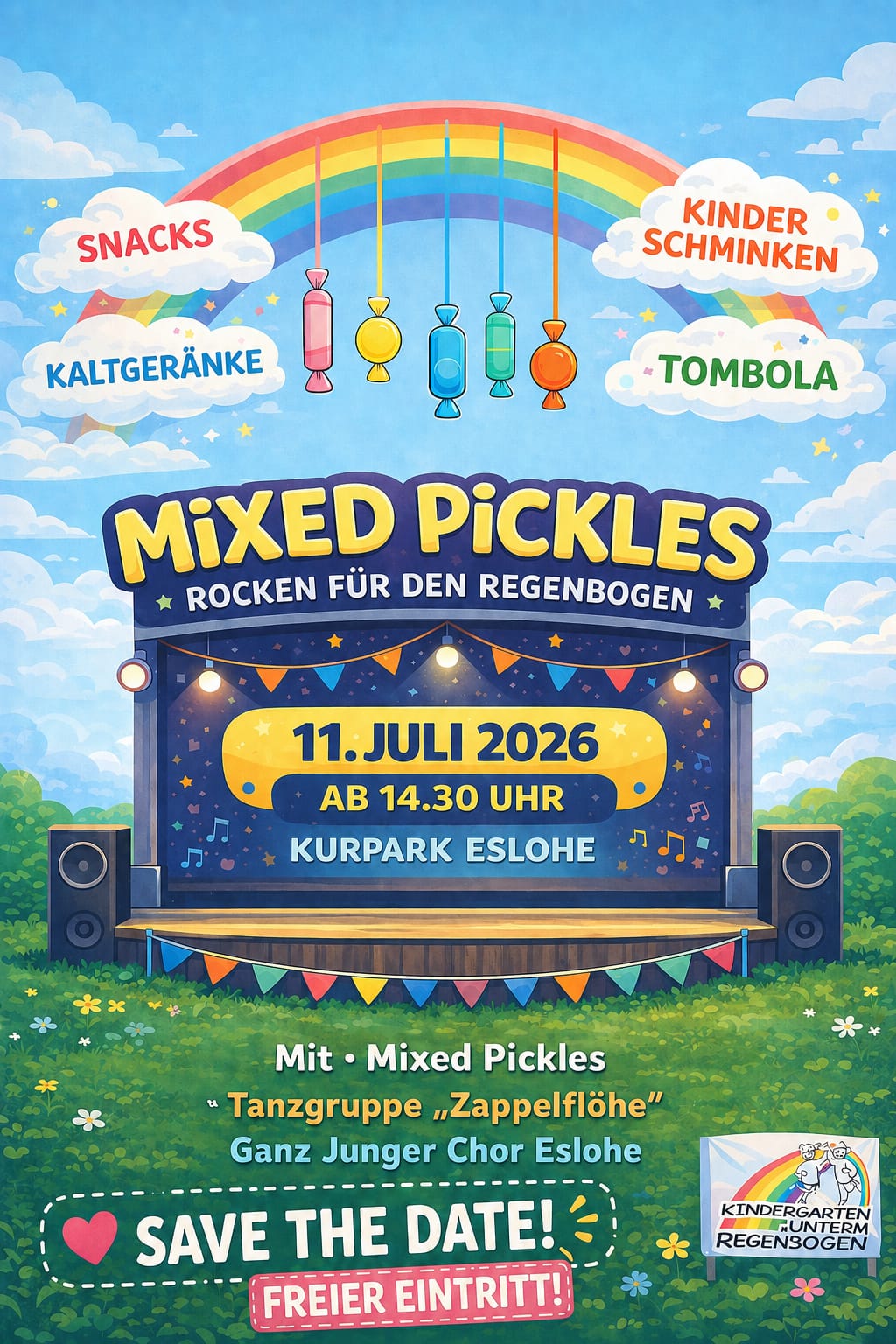Benefizkonzert – singen für den Regenbogen